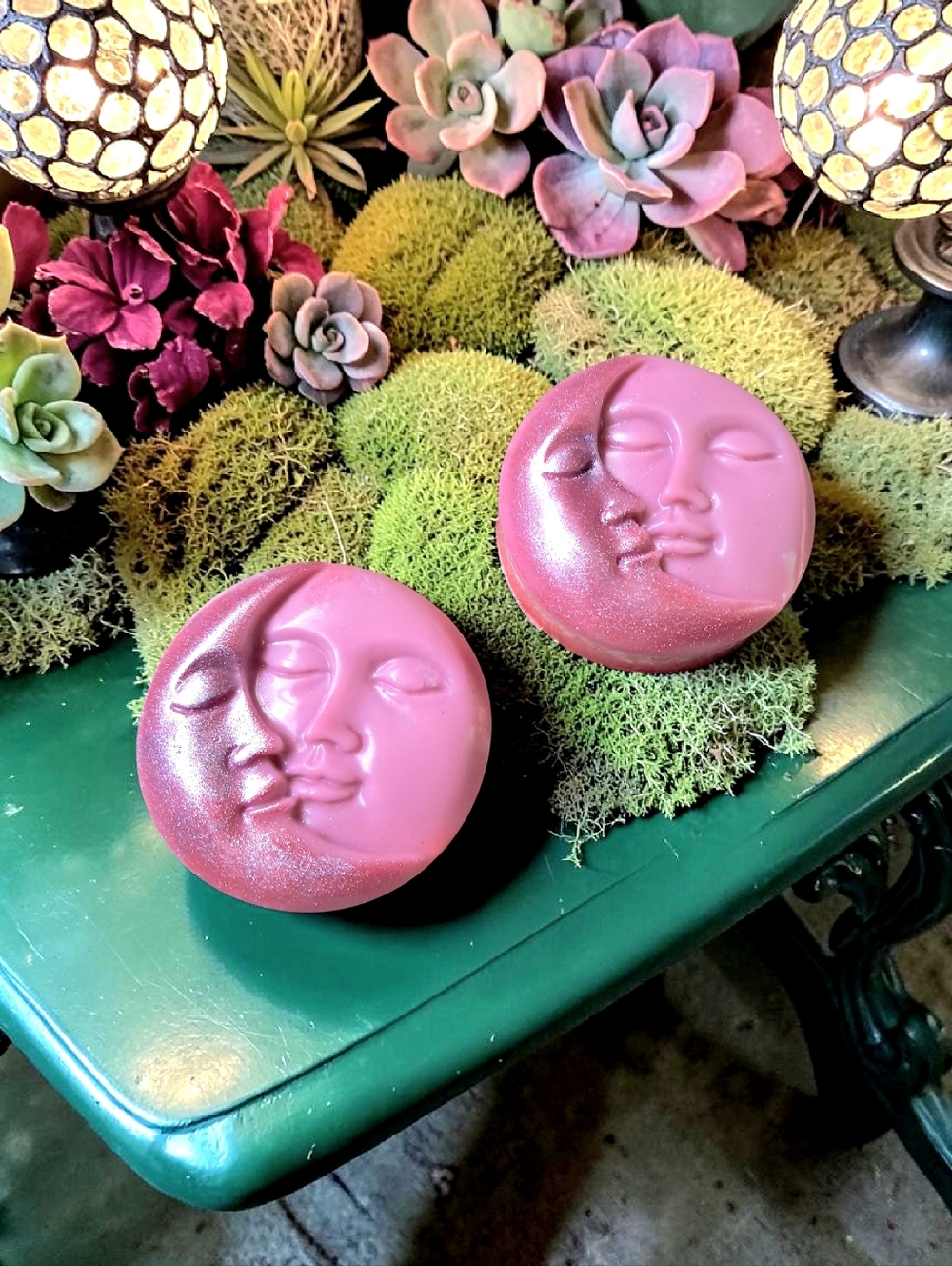 Hand crafted, Wicked Worthy Wax, Salt Scrub Luna and Sol Medallions - Picture 4 of 5